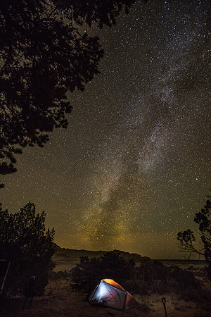 Milky Way over The White Pocket