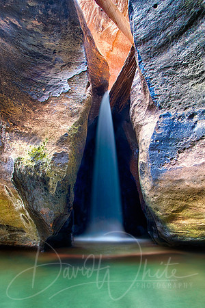 Keyhole falls, Zion National Park, Utah